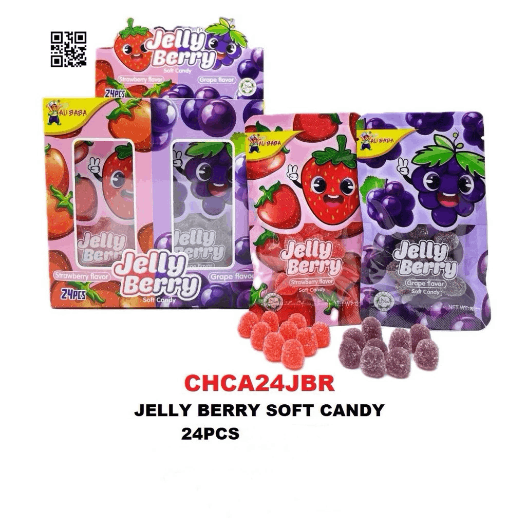 Gula Gula Jelly Berry Soft Candy 24’s
