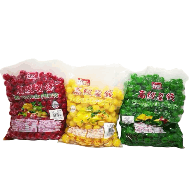 Buah Acar Cherry Merah | Hijau | Kuning 2kg