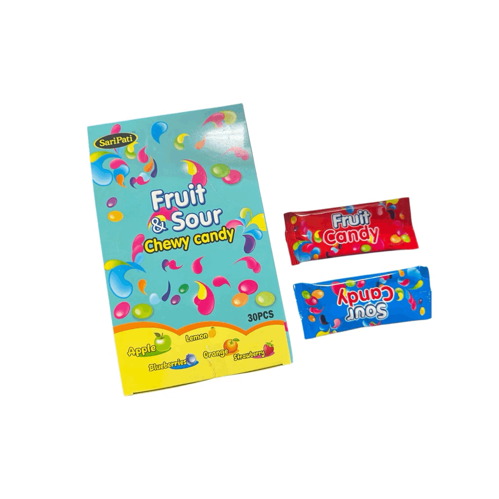 Fruit & Sour Chewy Candy 30’s