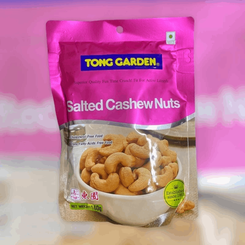 Tong Garden Salted Cashew Nuts 160g