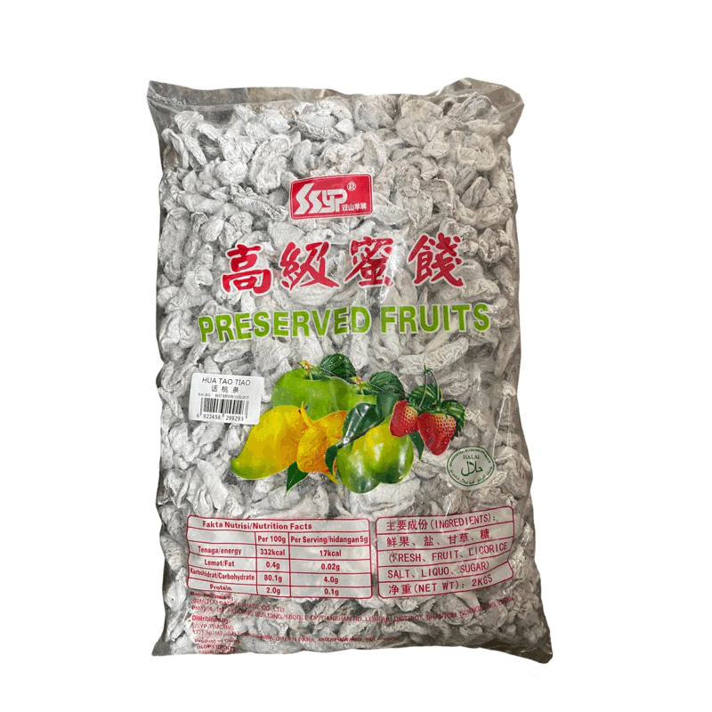 Asam Peach Potong Masam 话桃条 2kg