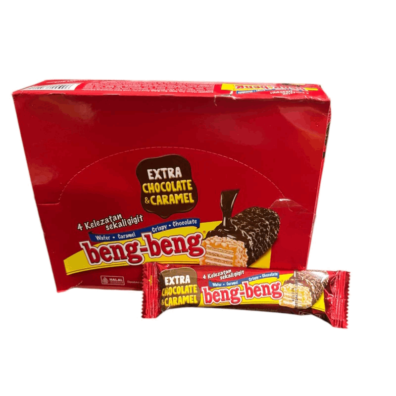 Beng-Beng Extra Chocolate & Caramel Wafer 17’s