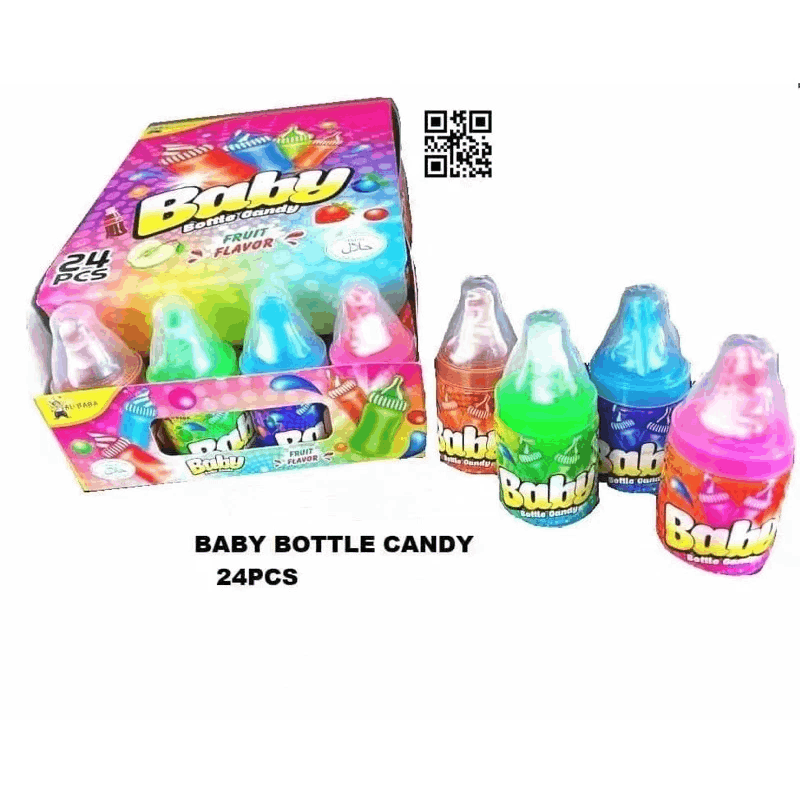 Baby Bottle Candy Fruit Flavor 24’s