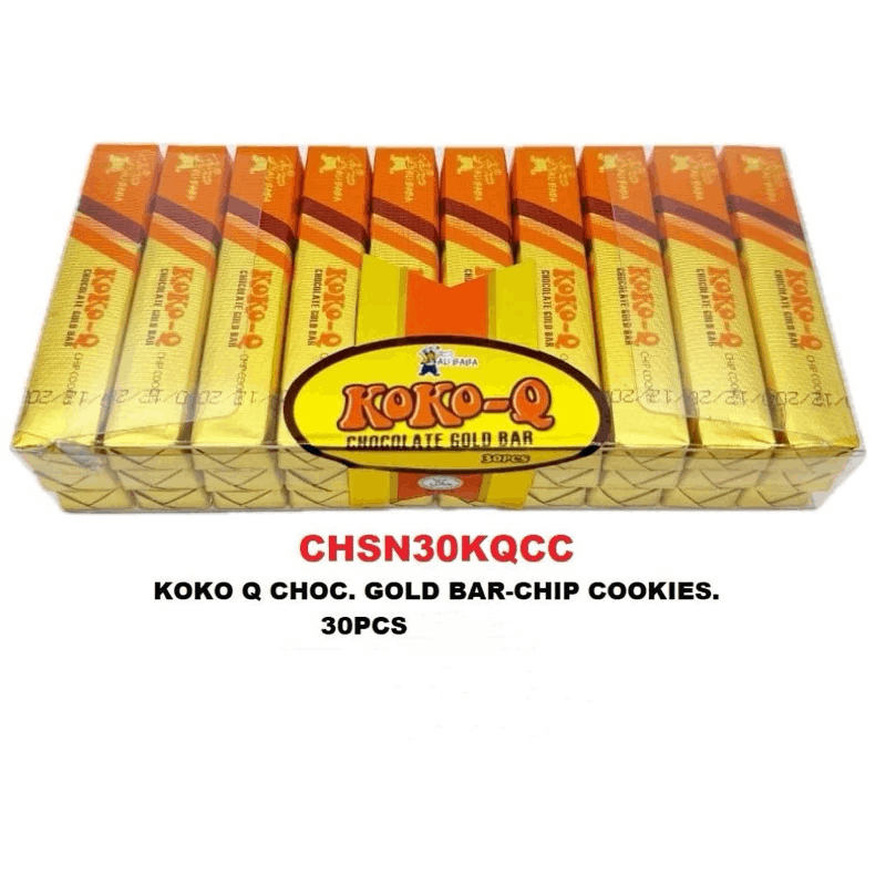 Koko Q Chocolate Gold Bar 30’s
