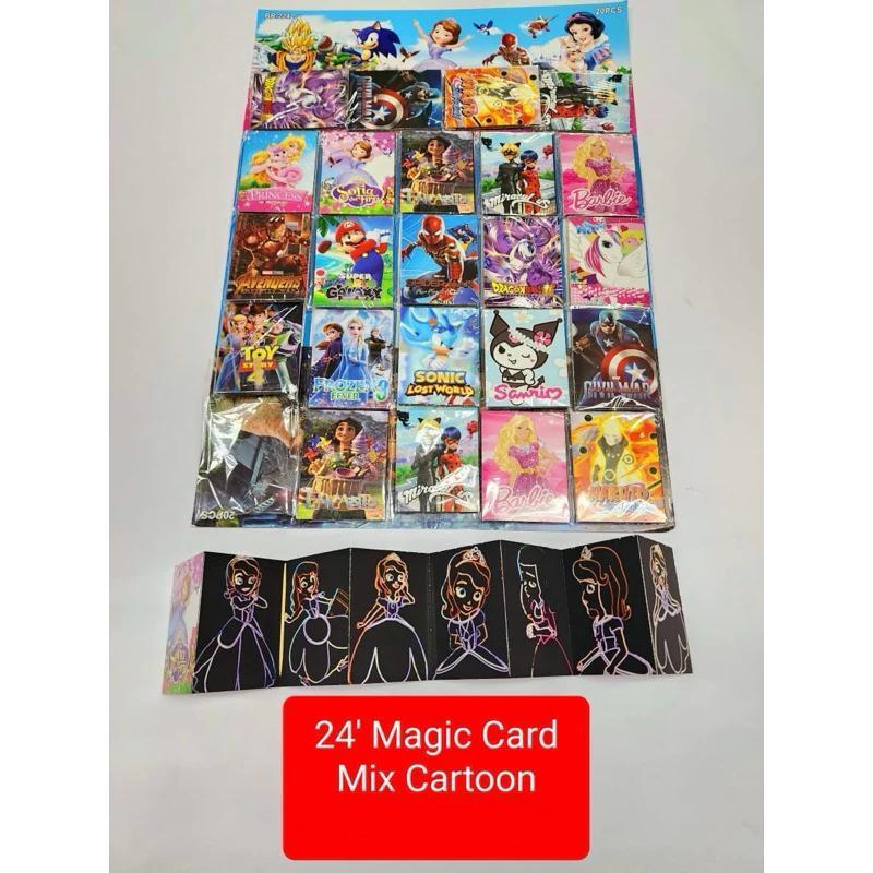 Mix Cartoon Scratch Card 24pack | 20pack