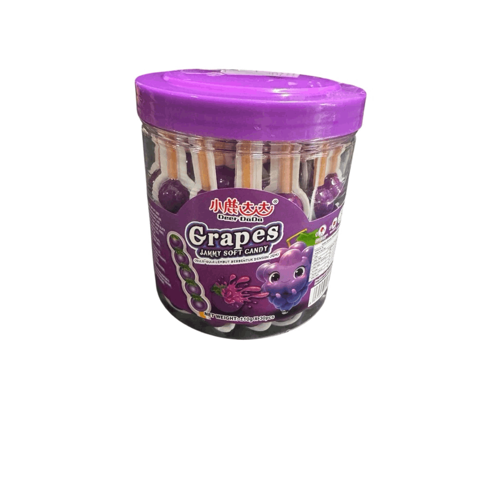Gula Gula Soft Candy Perisa Anggur | Grape Jammy Soft Candy 30’s