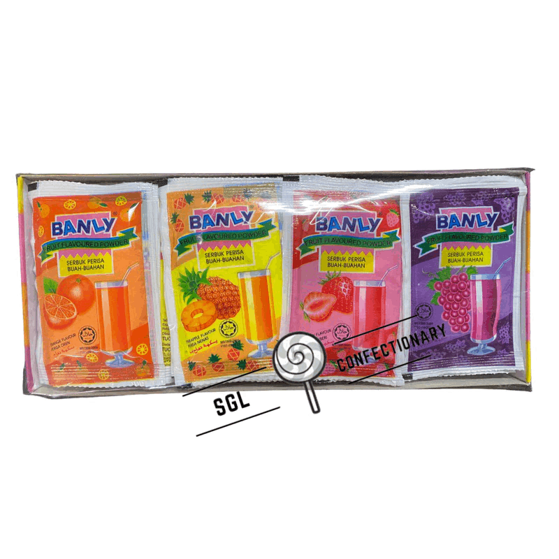 Banly Fruit Flavoured Powder 60x5g
