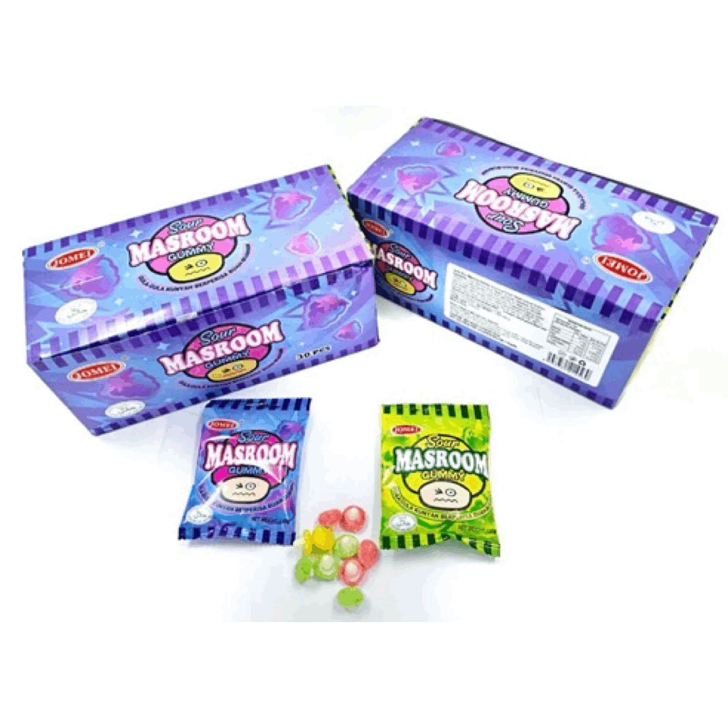 Jomei Gula Gula Masam Sour Masroom Gummy 30’s