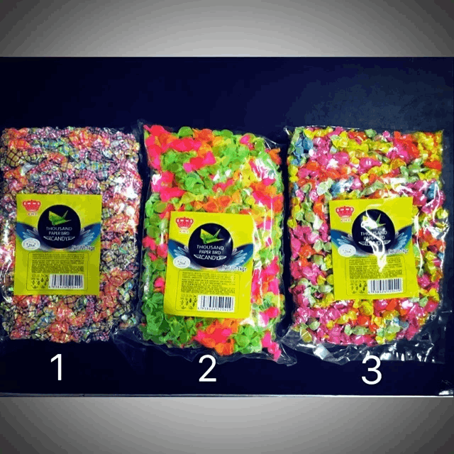 Thousand Paper Bird Candy 1kg±