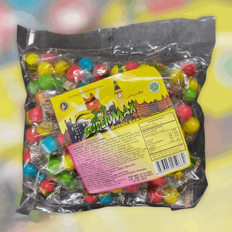 Super Max Bubble Gum 40’s