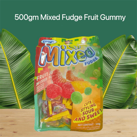Mixed Fudge Fruit Gummy 500g
