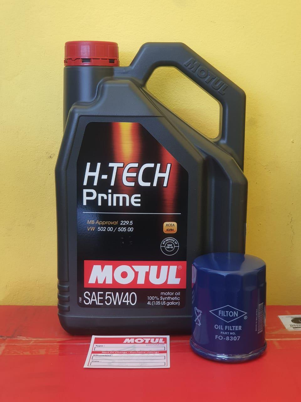 MOTUL 5W40 H TECH Prime Fully Synthetic 4L