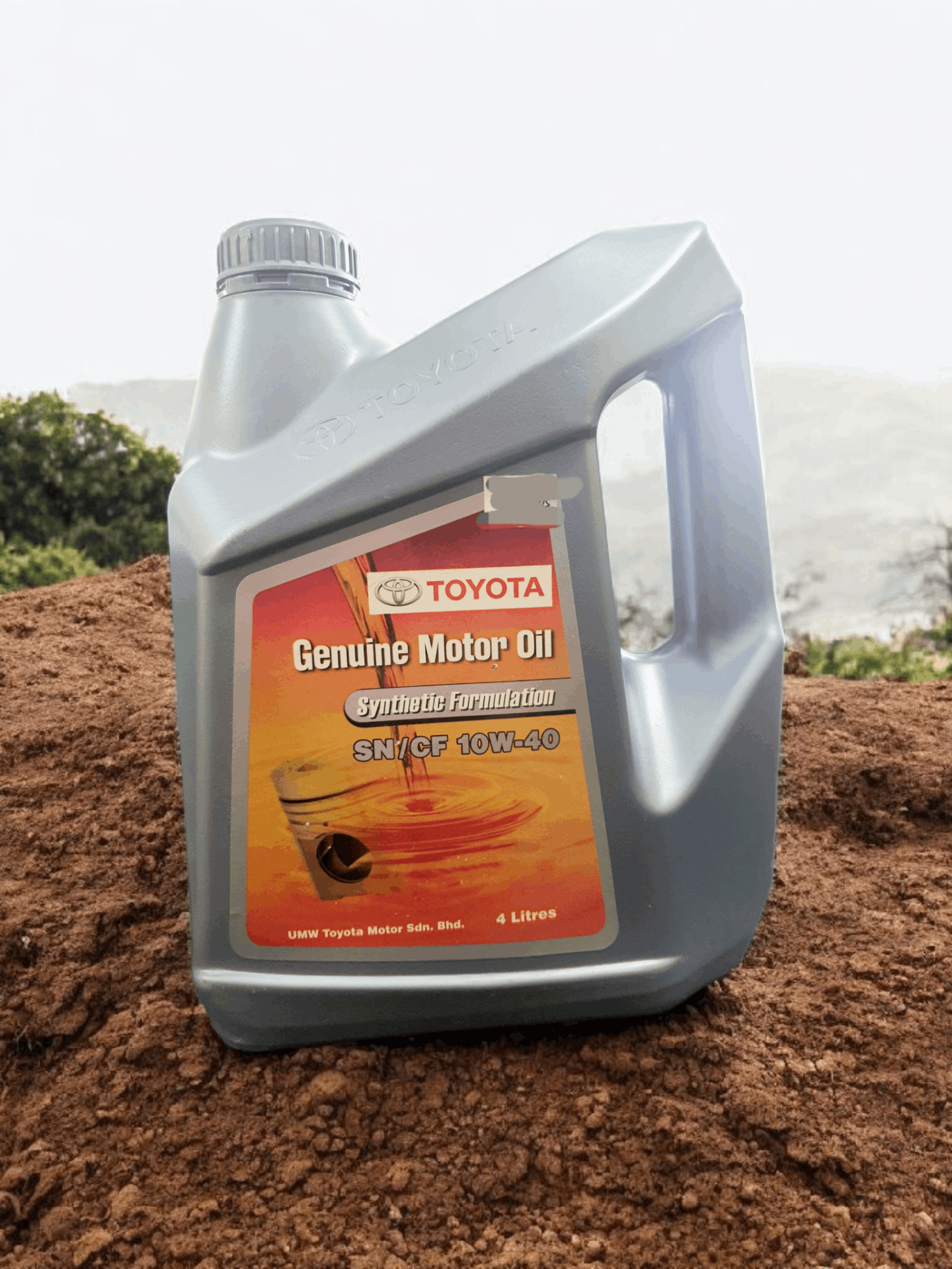 TOYOTA 10W40 SN/CF SEMI SYNTHETIC ENGINE OIL 4L
