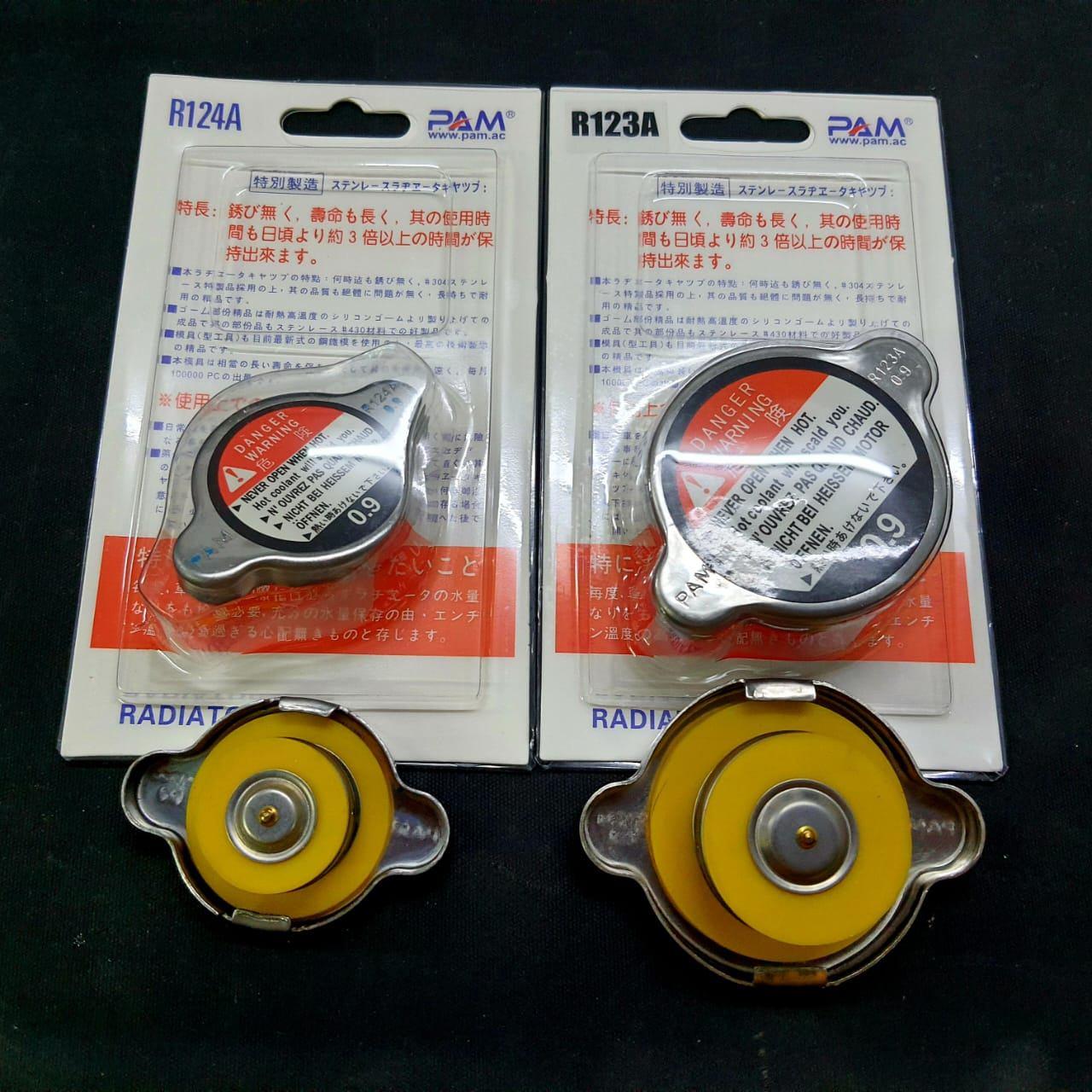 RADIATOR CAP R124 0.9KG (Small) W/SPRING SILICONE