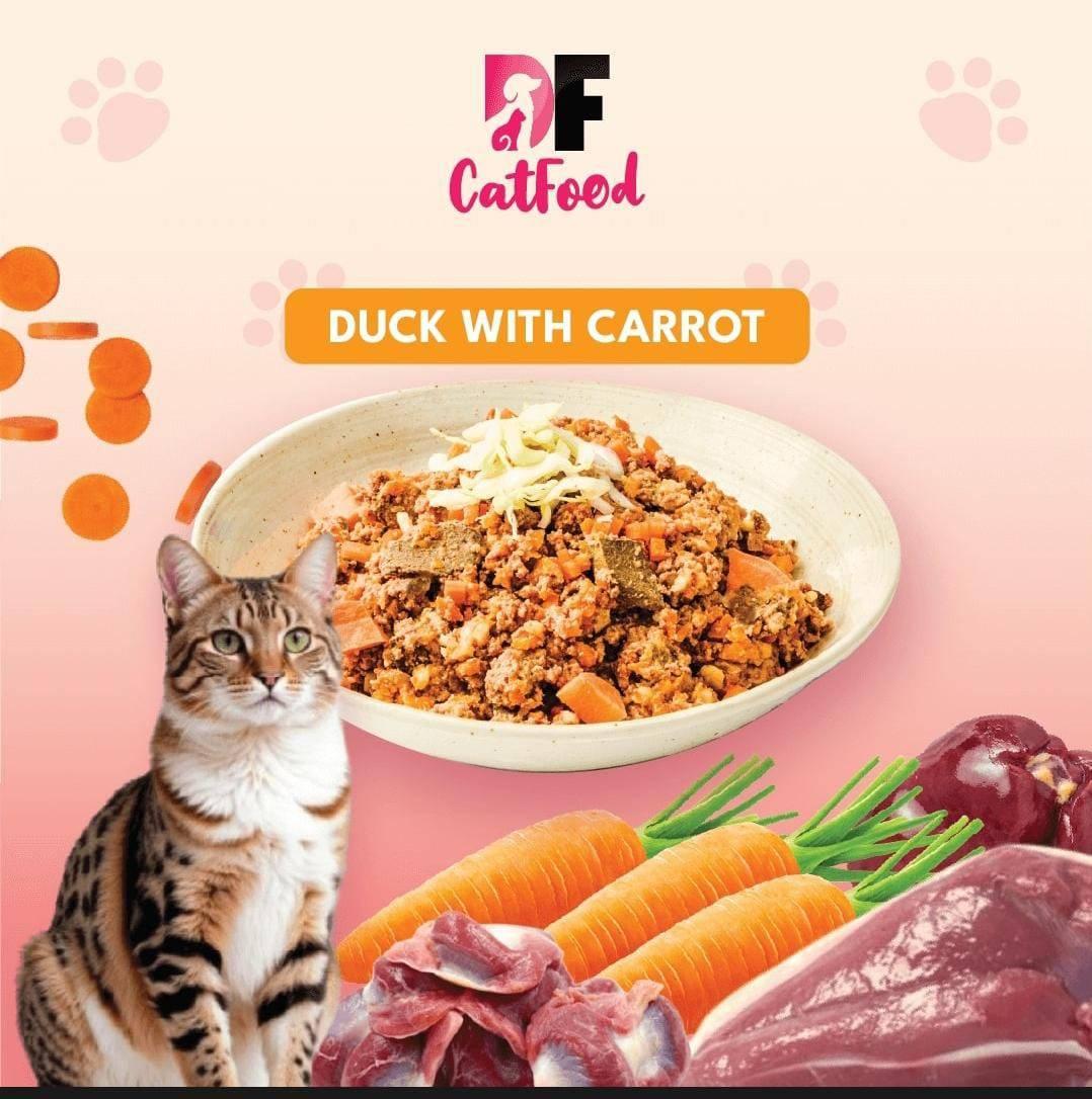 Duck With Carrot Freshly Cooked Cat Food 100G
