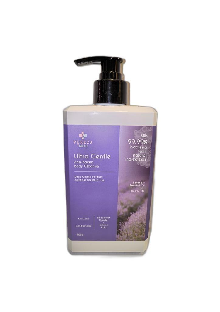 Pureza+ Medi Ultra Gentle Anti Bacne Body Cleanser - Lavender Ess Oil (400g)