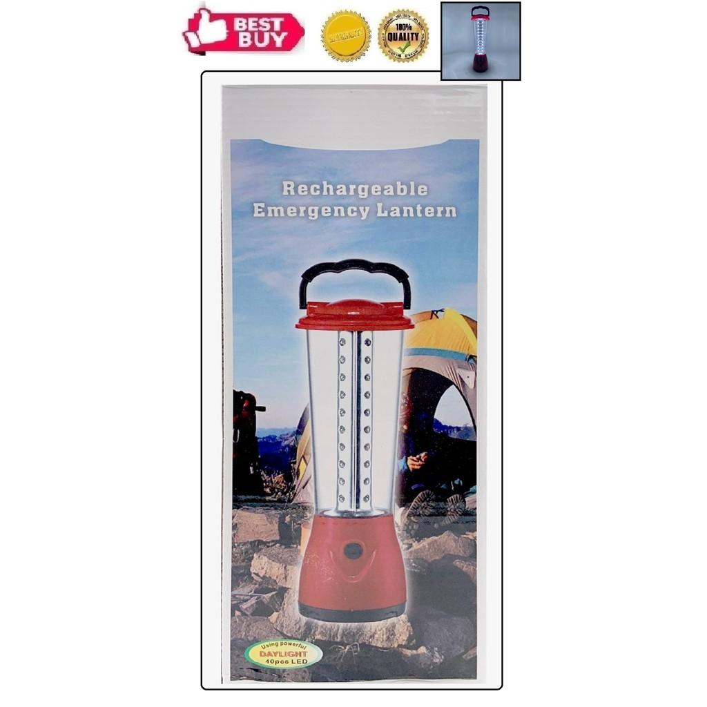 [40pcs LED] Rechargeable Emergency Lantern - (Daylight) (Operating Time - 8Hours)