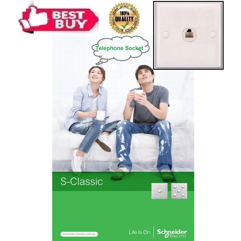 Schneider (S-CLASSIC) Telephone Socket