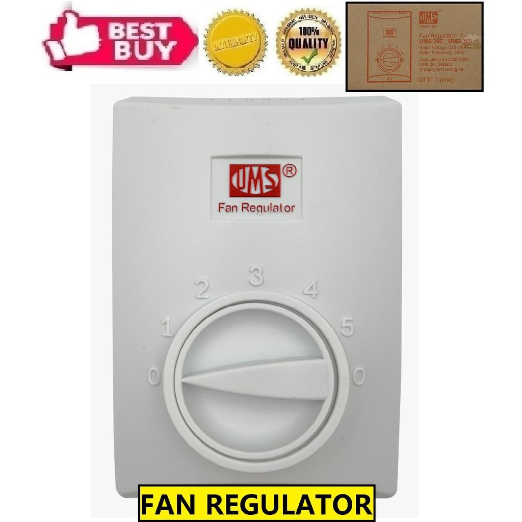 [5 Speed] FAN Regulator - 220~240V (UMS)