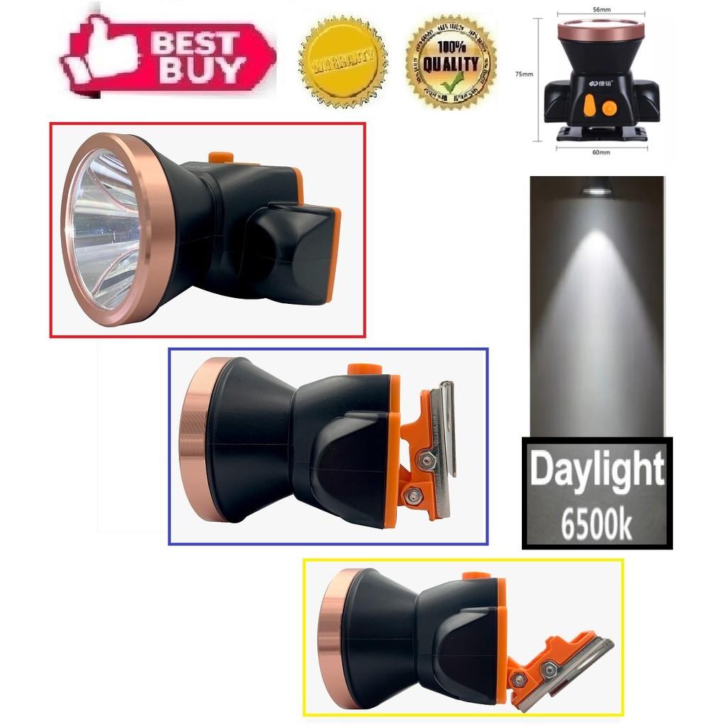 LED Rechargeable Lithium Head Light (5W) (Daylight-6500K) (Fast Charging)