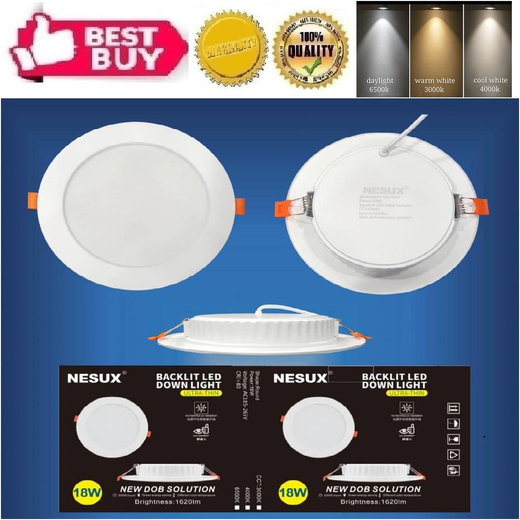 Backlit LED Downlight (Ultra-Thin) (Round) (Nesux) - 12W/18W