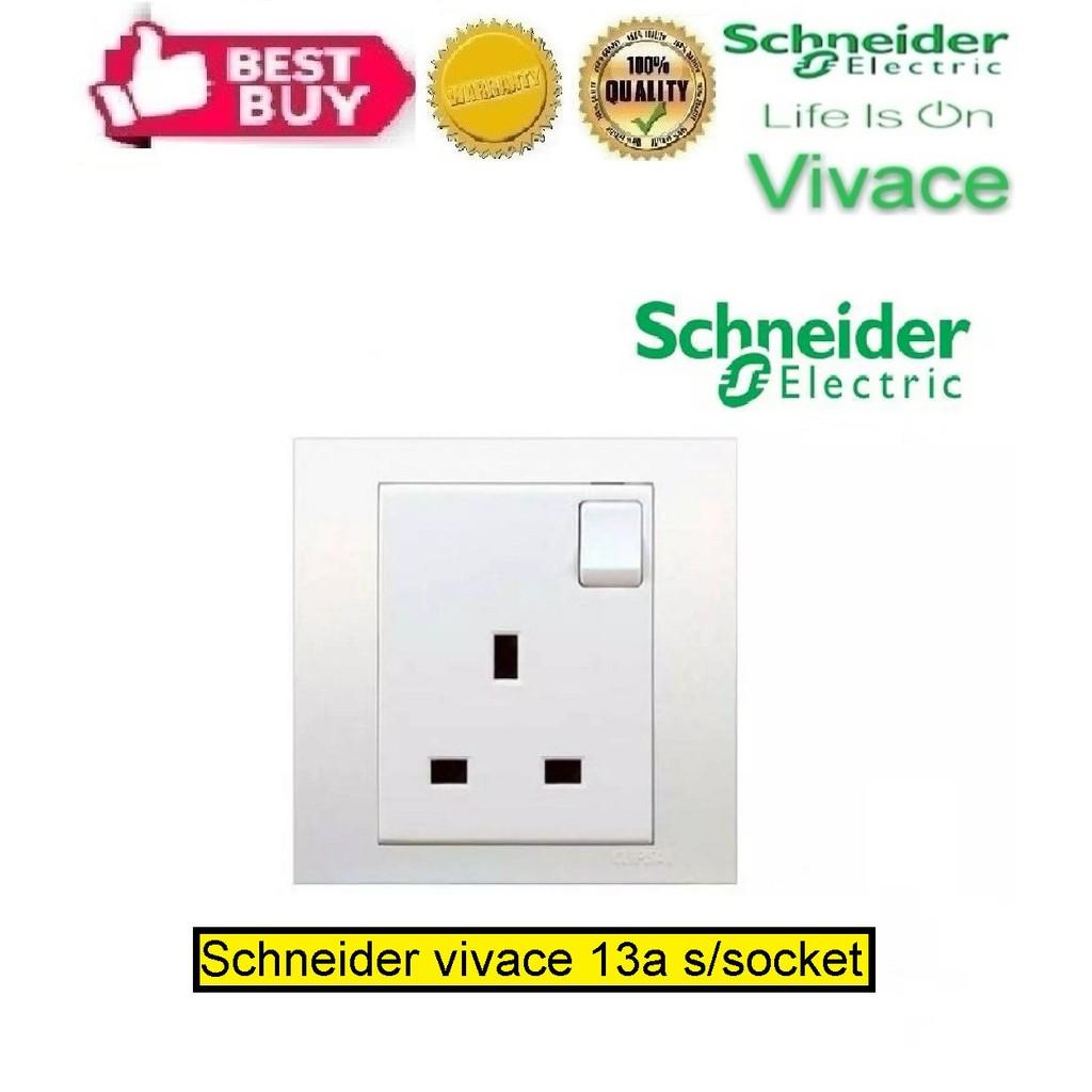 Schneider vivace 13a s/socket