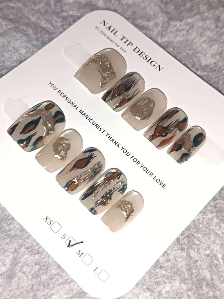 新款金棕豹纹