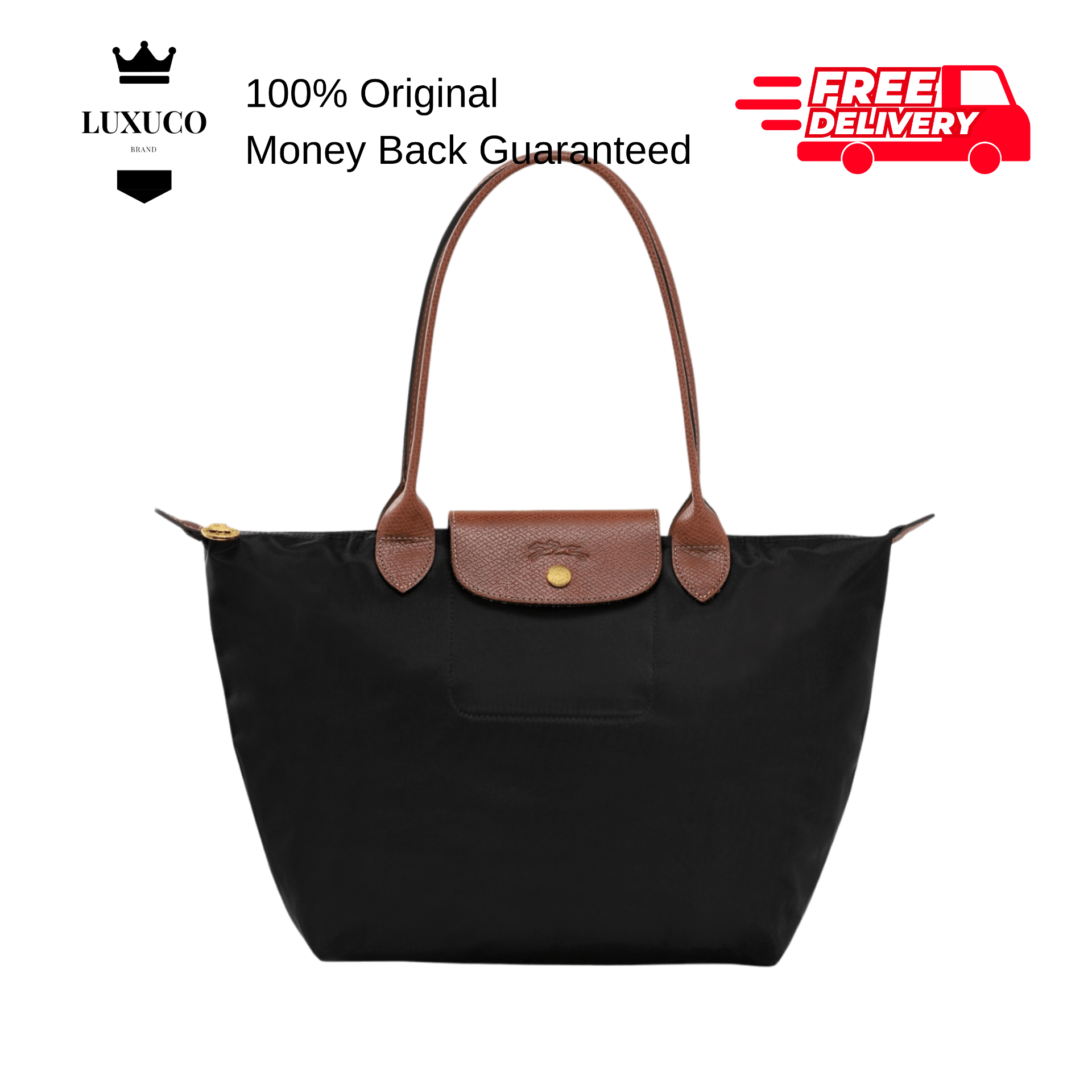 Longchamp Le Pliage Original M Tote Bag Black L2605089001