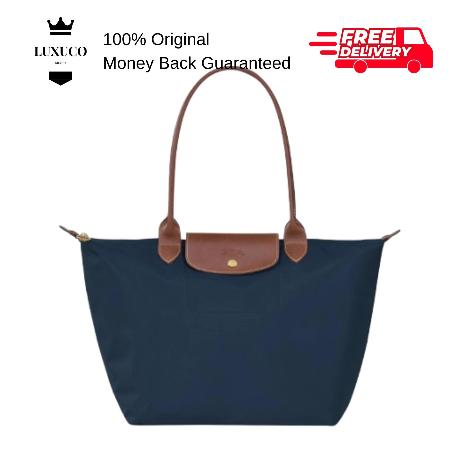 Longchamp Le Pliage Original L Shoulder Bag Tote Navy L1899089556