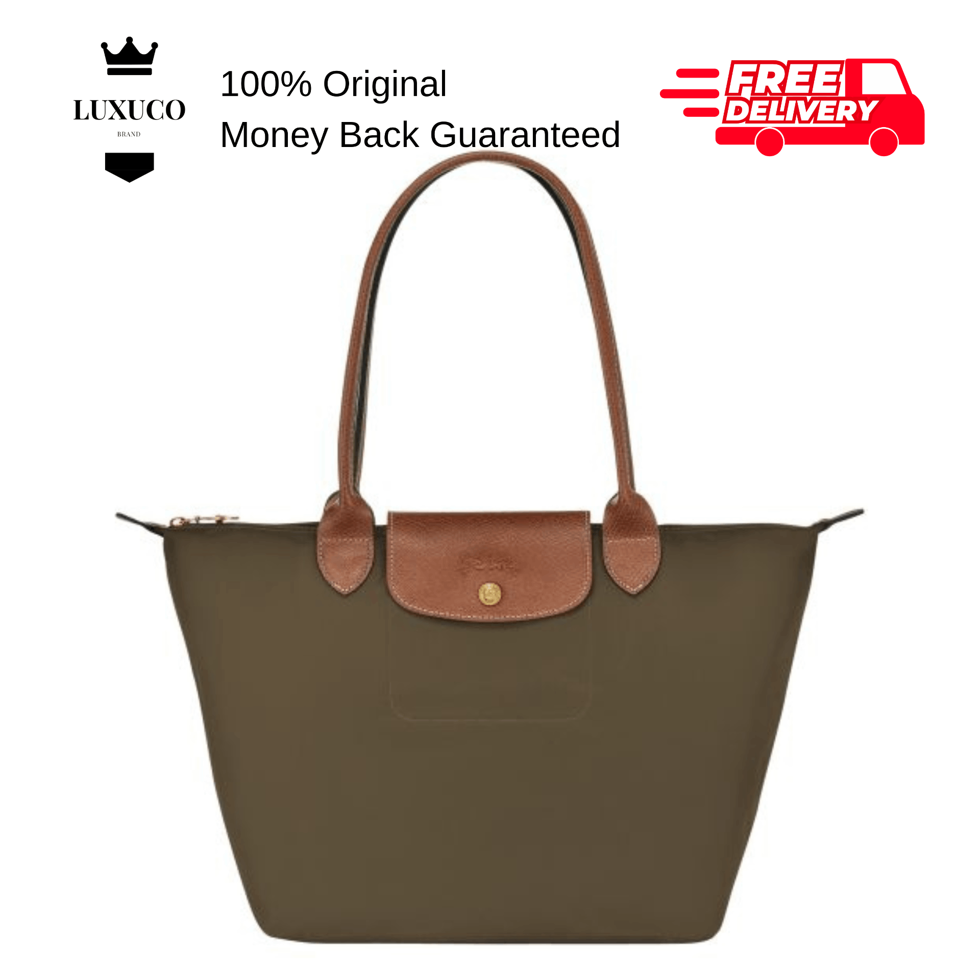 Longchamp Le Pliage Original M Tote Bag Khaki L2605089A23