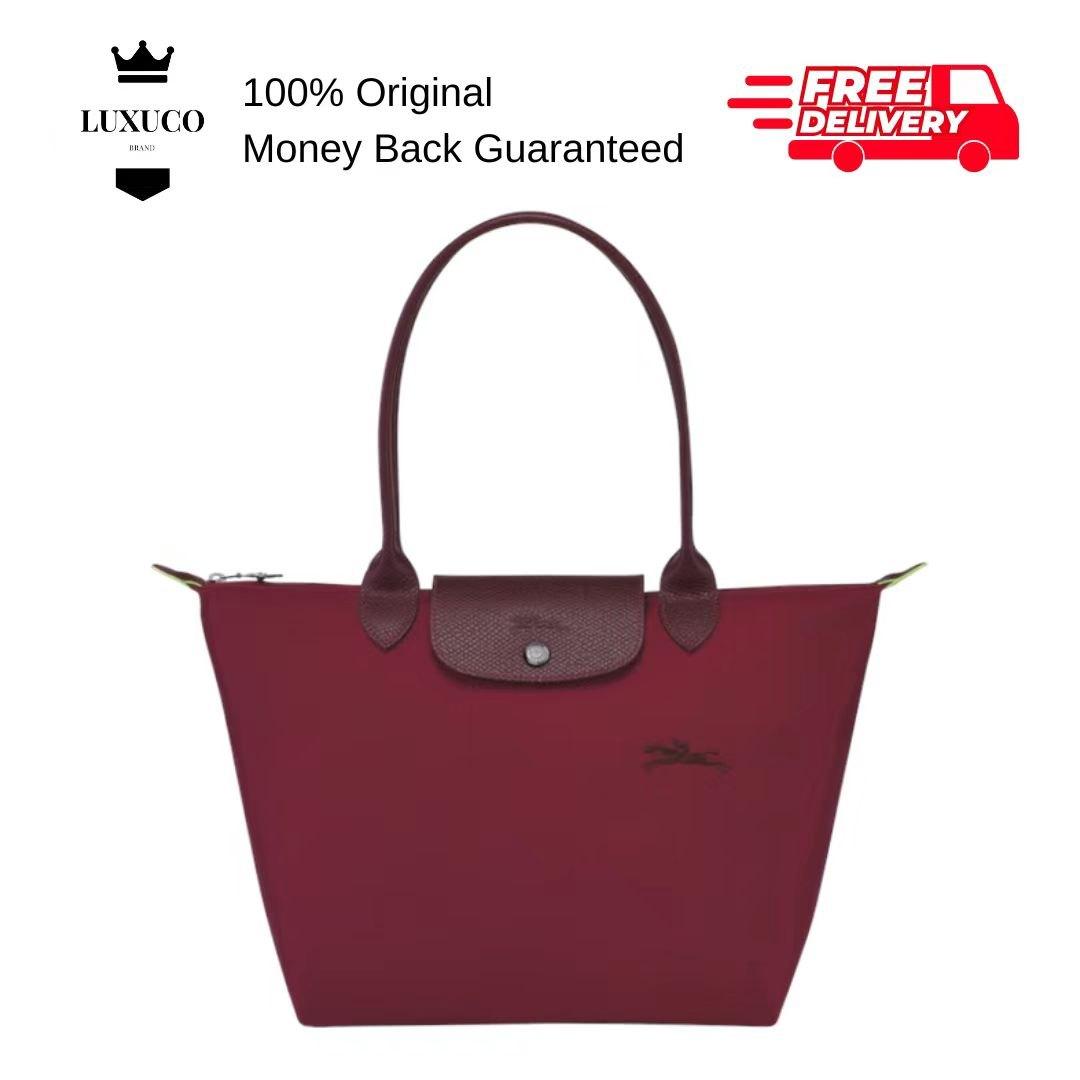 Longchamp Le Pliage Green M Tote Bag L2605919P59 Rouge Red