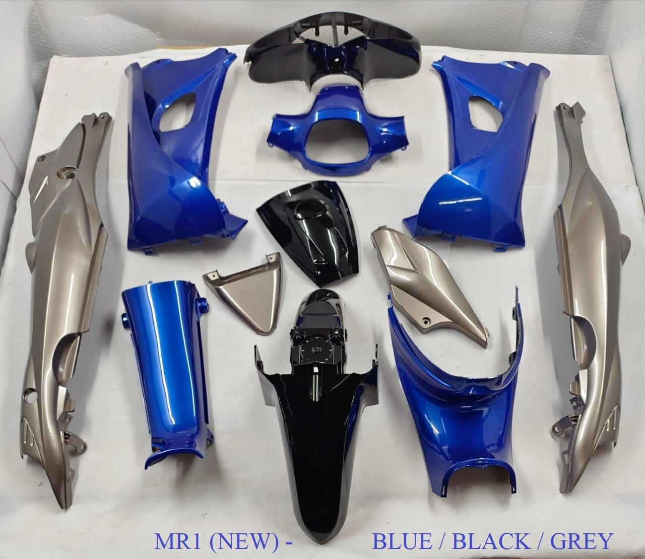 Kriss MR1 (New) Blue/Black/Grey Body Coverset