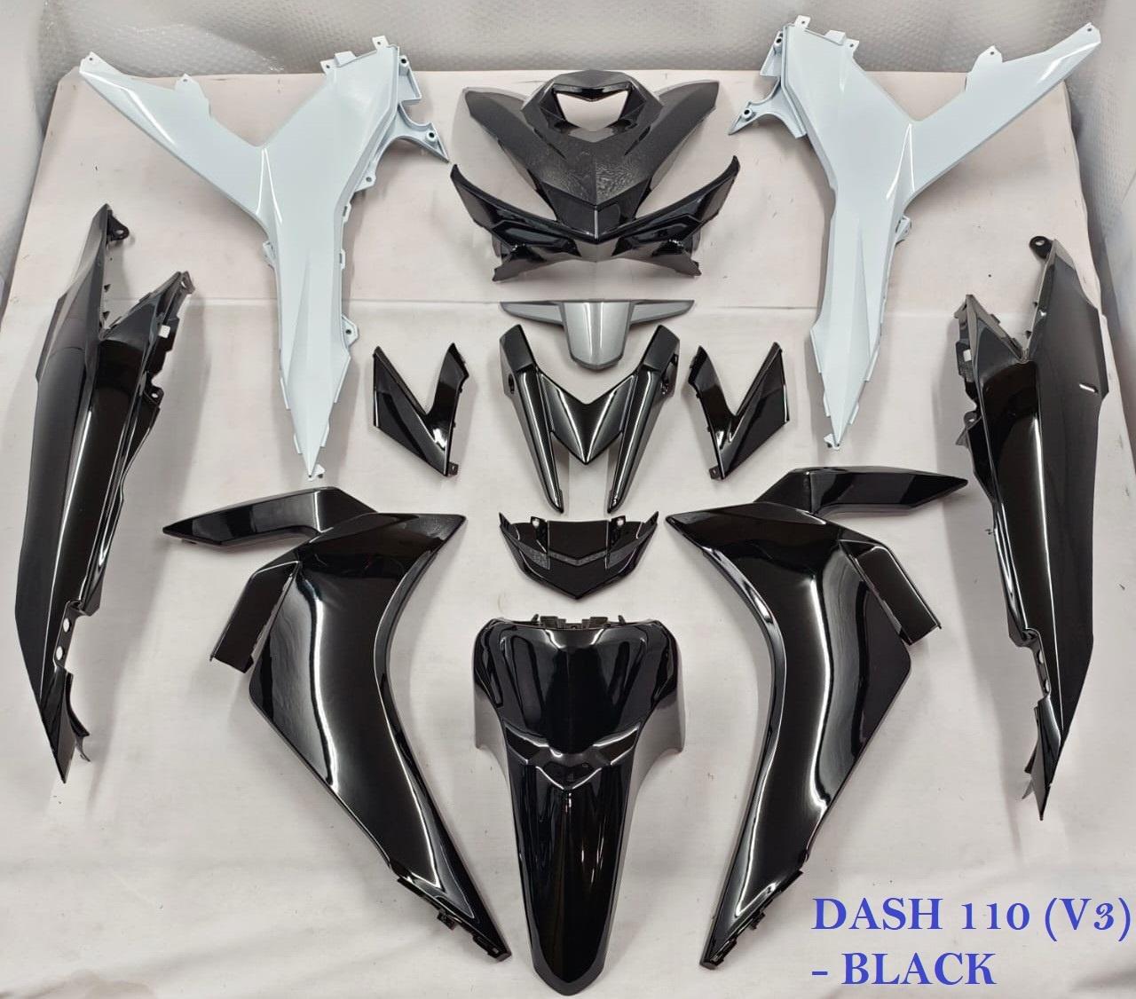Wave Dash110 V3 Black/White Body Coverset