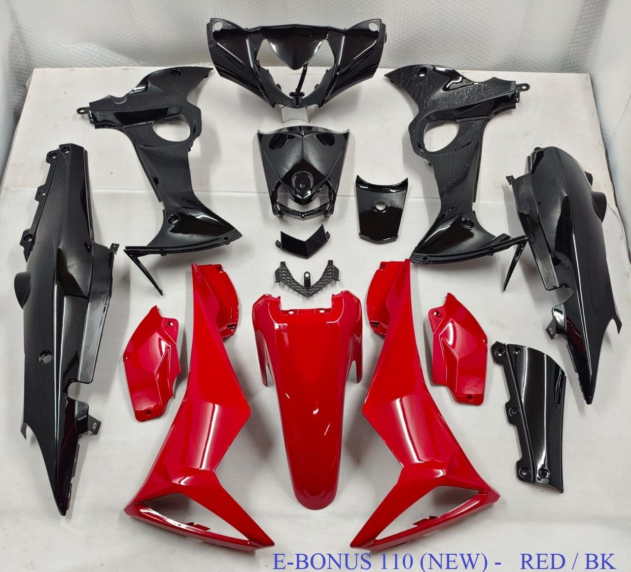 E-Bonus Red/Black Body Coverset