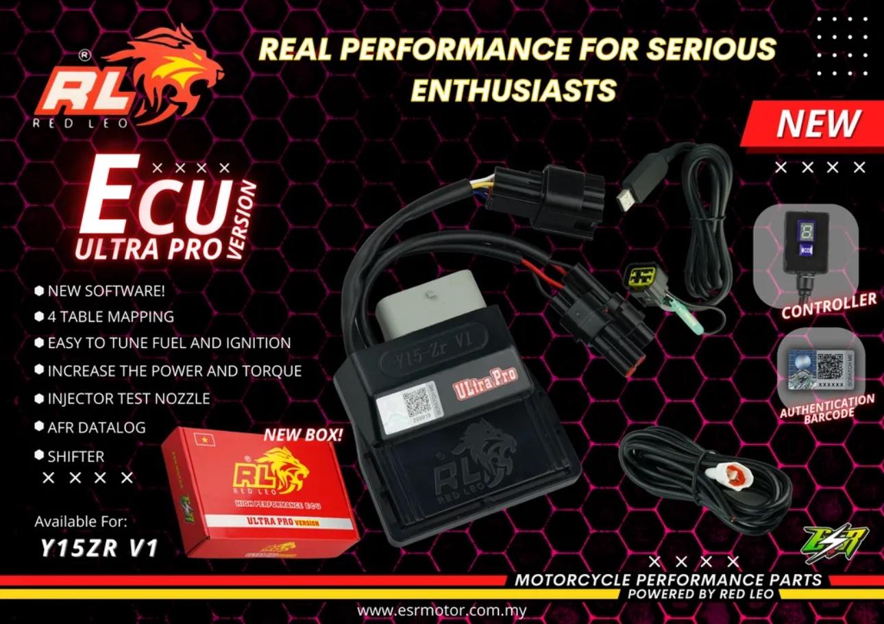Y150 V1 ECU Racing Ultra Pro Red Leo (249754)
