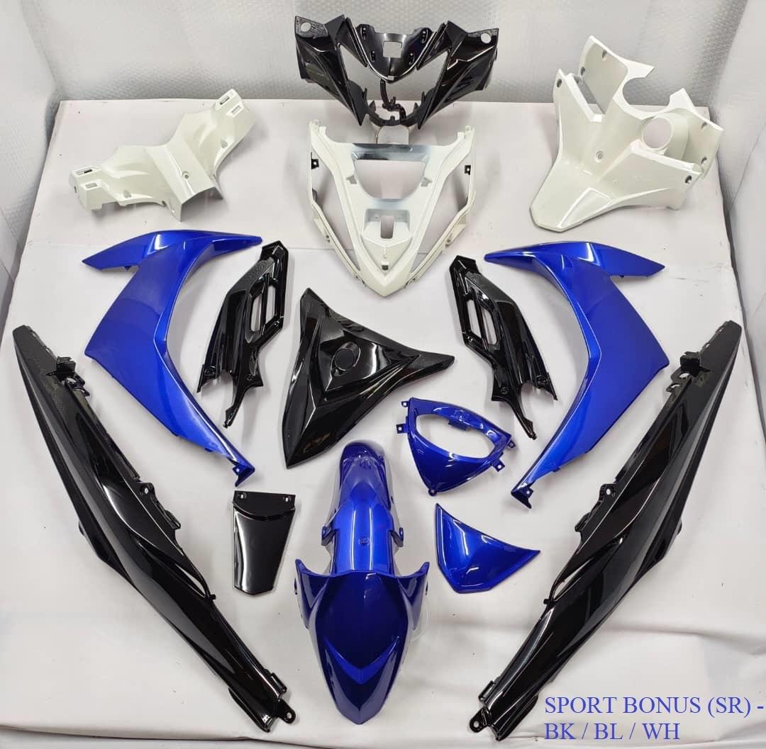 Sport Bonus SR Blue/Black/White Body Coverset