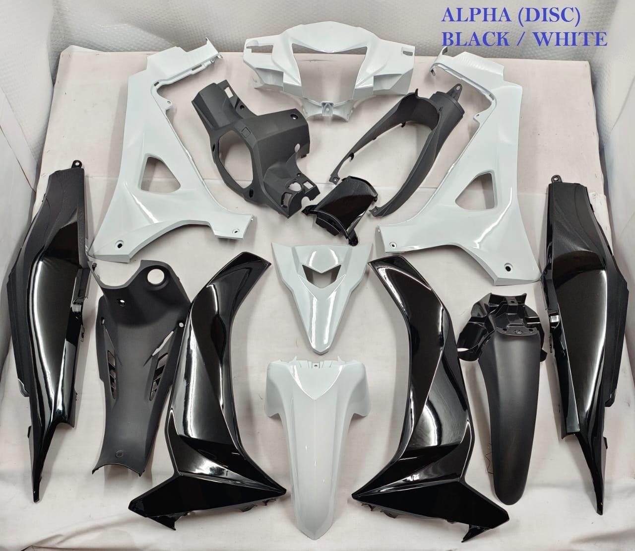 Wave Alpha (Disc) Black/Grey Body Coverset