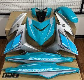 Y15 Silver/Sky Blue Body Cover Racing (247987)