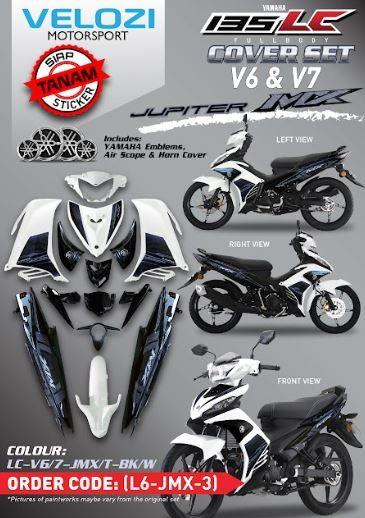 LC135 White/Black Body Cover Racing (HQ6511/HQ5917)