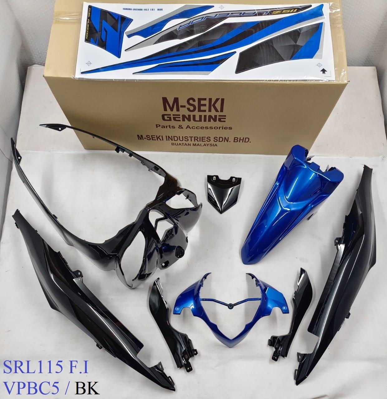 SRL115FI Blue/Black Body Coverset