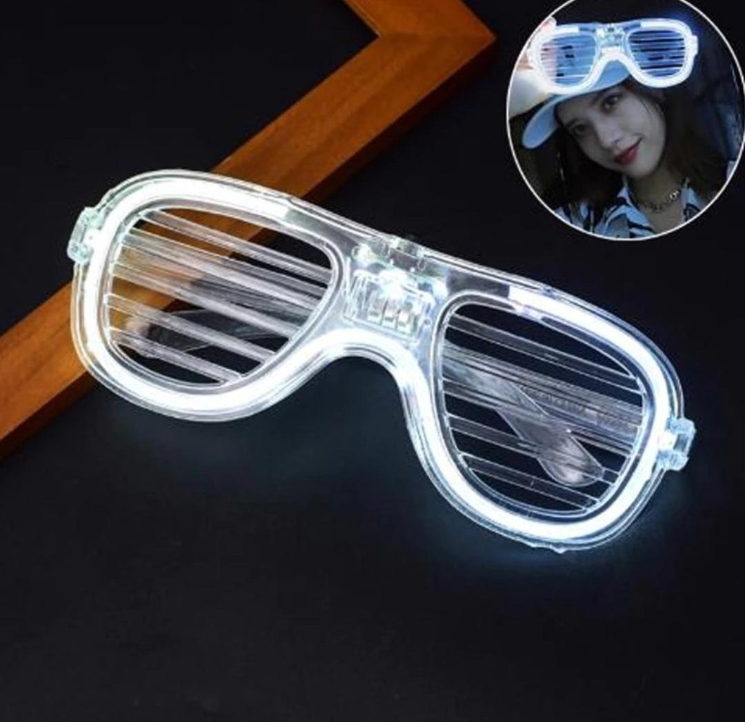 Party Led  Glow Glasses (White) 1pc