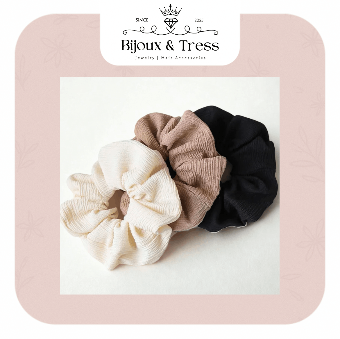 Elegant Pleated Edge Hair Loop
