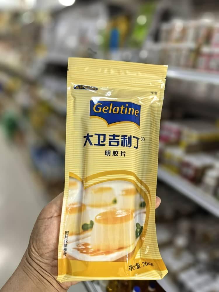 GELITA-GELATINE SHEET 2.5GX10PCS 25G//大卫吉利丁片 10片装25克