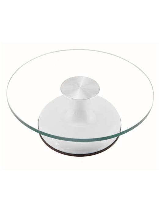 Tempered Glass Turntable 12"-White //玻璃蛋糕装盘 12寸-白色