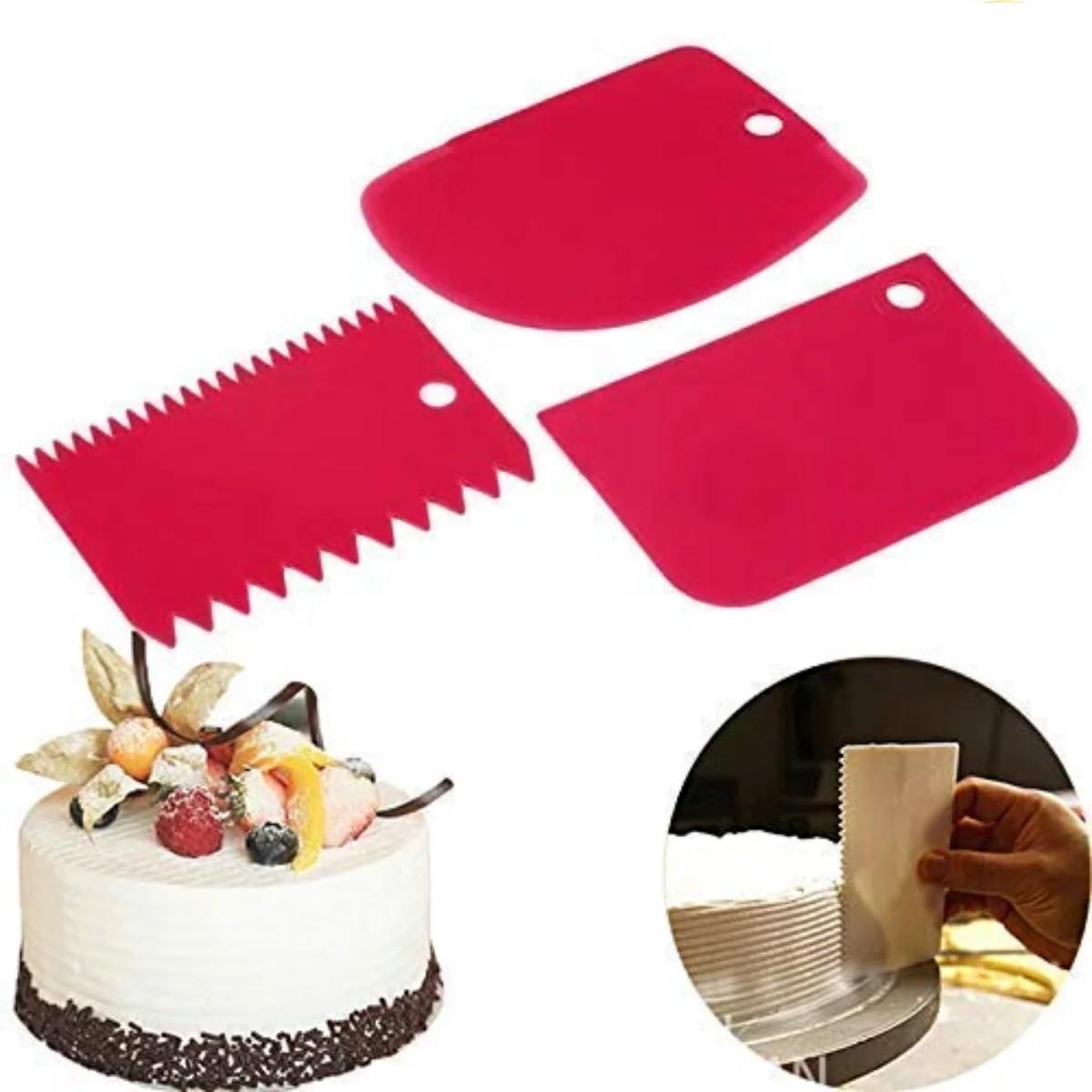 Scraper Dough/cake 3set/set //蛋糕或面团刮板 3套装