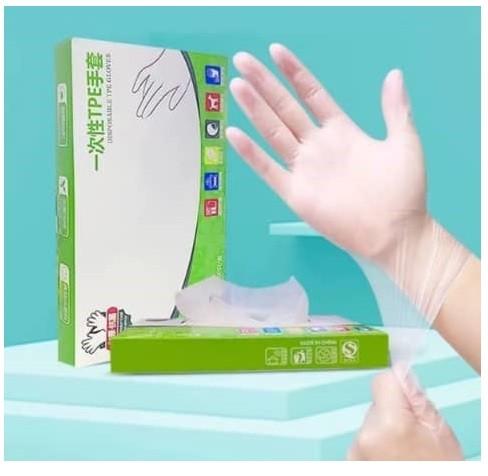 Disposable glove in box//sarung Tangan 100/pack
