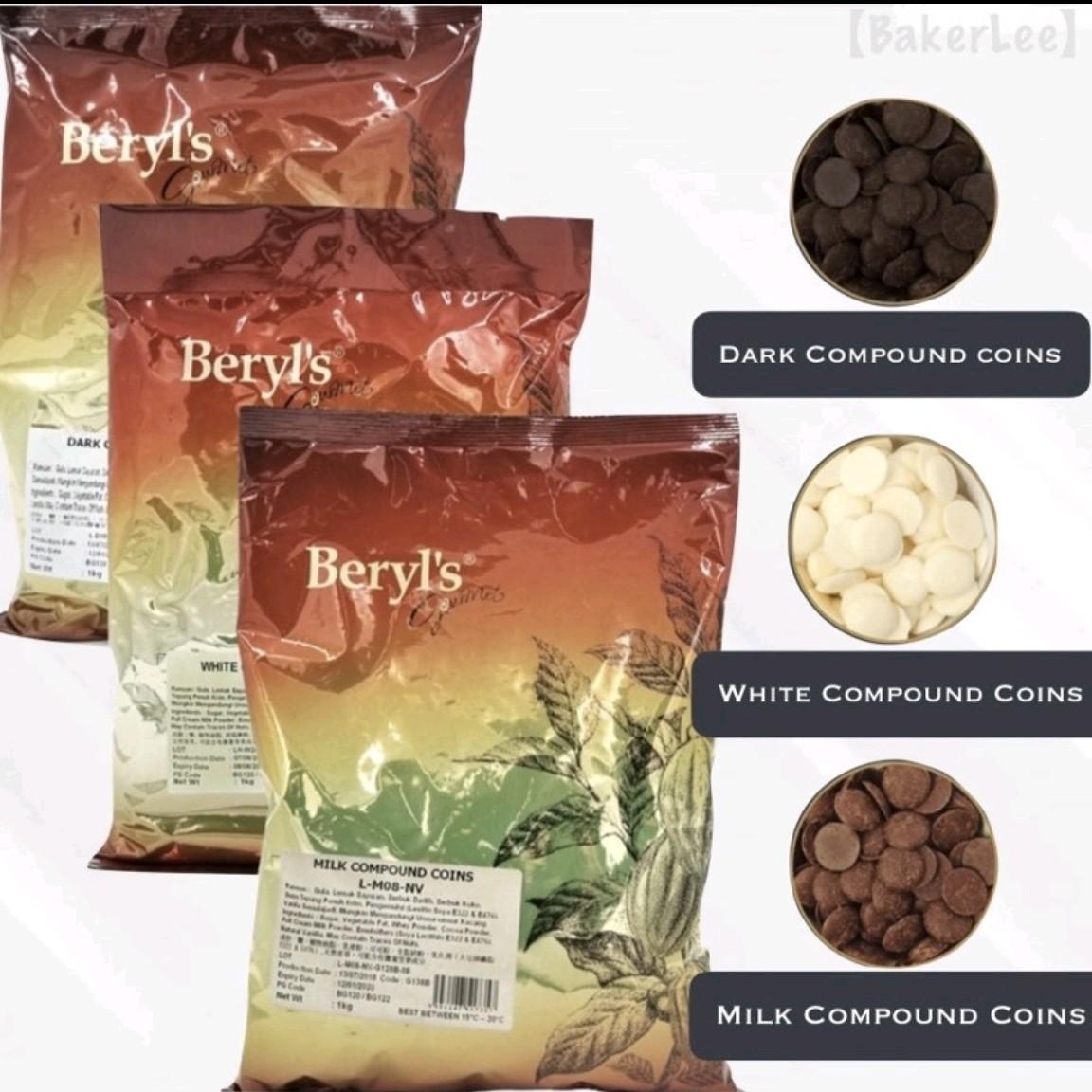 Beryl's Chocolate coin-Dark Chocolate