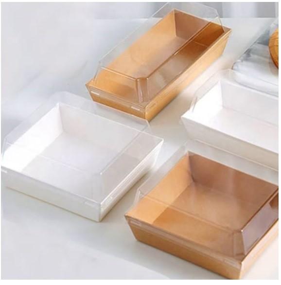 Toast Box/Cake Box Rectangle 19x8.5x6.5cmX50pcs-Kraft Paper//土司 蛋糕盒-长方小-牛皮色 19x8.5x6.5cmX50套