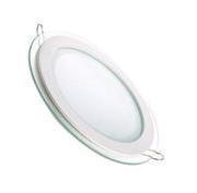 Ecobright 4"/6" Round Glass LED Downlight – 12W / 24W – Warm White 3000K | Daylight 6500K