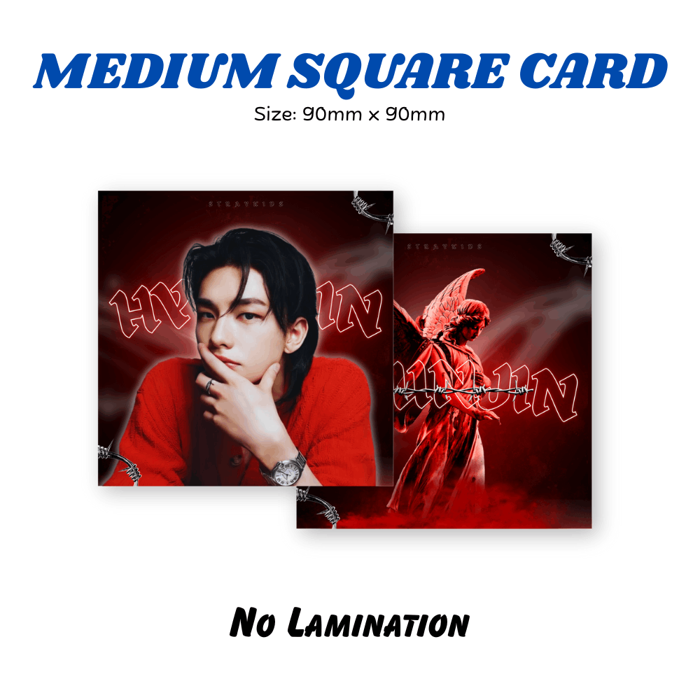Medium Square Card (No Lamination) | 中等方卡 (无覆膜)